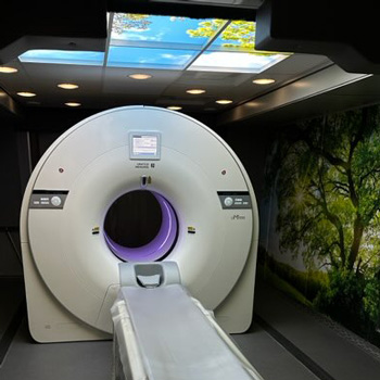 Digital PET CT scanner at St Mary's Regional Medical Center